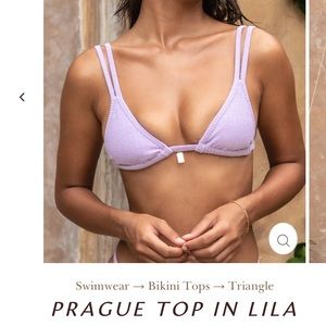 Bydee Swim- Prague top in Lila